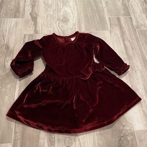 Red velvet holiday dress- 18mo. PERFECT FOR HOLIDAY PHOTOS!!